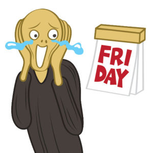 tgif,friday,friday vibes,friday vibes sticker,happy,transparent,dancing,excited,omg,scream