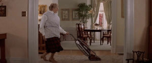 mrs doubtfire,cleaning,funny,dancing
