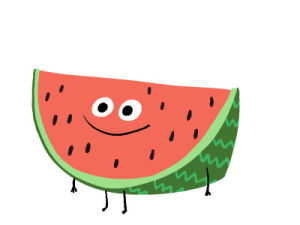 watermelon,shocked