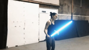 lightsaber,rey,practice,fighting,fight,daisy ridley,duel