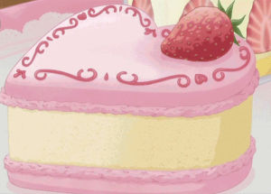 pink,jelly,anime,cute,food,kawaii,adorable,heart,cake,heart cake,food drink