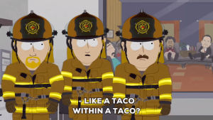 firemen,hungry,eat,taco