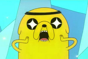 fangirling,excitement,dog,excited,adventure time,woah,no way,what is this,cartoons comics