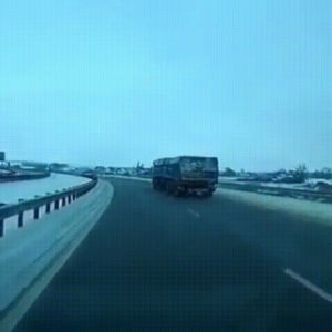 driver,truck,road,middle,hitting