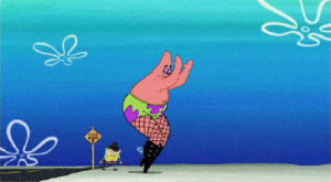 spongebob squarepants,dancing,patrick,split
