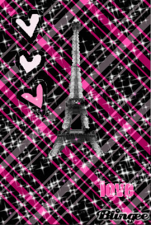 pink,paris,picture,black