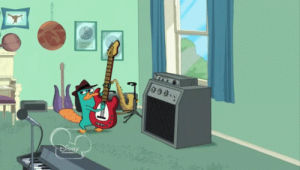 disney,guitar,perry,platypus,phinas and ferb,ferb,phineas