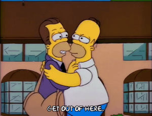 season 3,homer simpson,happy,excited,episode 24,3x24,thrilled,herb powell