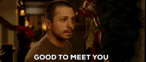 freddy rodriguez,hello,christmas movies,handshake,nothing like the holidays,nice to meet you,game of shade