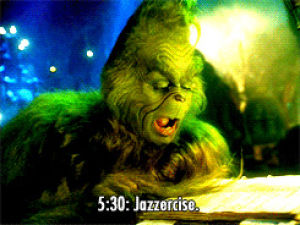 grinch,jazzercise,80s,exercise,gym,what a coincidence