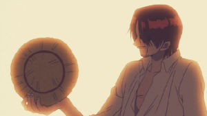 shanks,one piece anime,anime,luffys hat