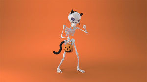 animation,halloween,costume,skeleton