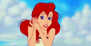princess,long hair,disney,ariel,blue eyes,red hair,little mermaid