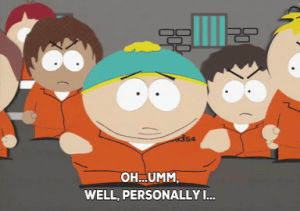angry,eric cartman,talking,prison