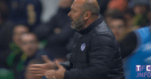 encourage,applause,excited,clapping,clap,rage,motivation,coach,come on,fury,ligue 1,coaching,toulouse fc,tfc,applaud,dupraz,motivate,agitated