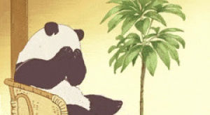 afraid,sad panda,one,hand,things,relationship