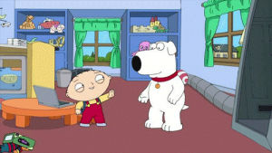 high five,family guy,reaction,happy,excited,yay,success,yourreactions,stewie griffin,brian griffin