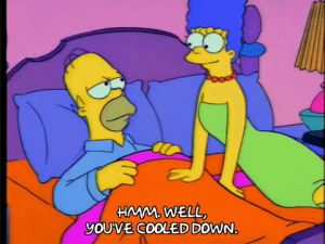 love,homer simpson,season 4,marge simpson,episode 13,concerned,pleased,4x13