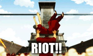 riot,anime,party,avatar,chaos,avatar the last airbender
