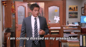 chris traeger,halloween,season 5,parks and recreation,episode 5,parks and rec,rob lowe,i am coming dressed as my greatest fear