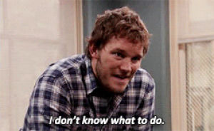 parks and recreation,chris pratt,aubrey plaza,april ludgate,andy dwyer,april x andy,mine parks and rec,me giving advice