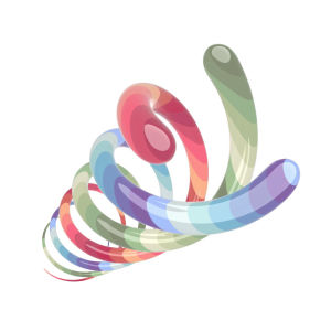 loading icon,rainbow,spiral