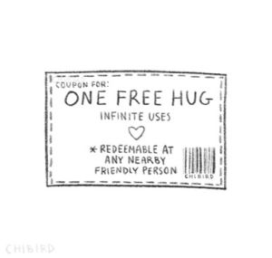 hug,virtual hug,ticket,nice,animation,cute,illustration,free,friend,lovely