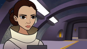 star wars,suspicious,skeptical,padme,squint,padme amidala,forces of destiny,the imposter inside