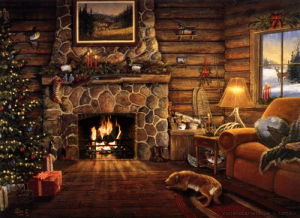 christmas,fireplace,winter,dog,holidays
