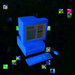 glitch,windows,computer,pc,3d,3d model,windows 98,keyboard,pixel,bubbles,desktop,digitize,vintage,rainbow,digital,throwback,pixels,mouse,hue,comp,overload,bubbly,roygbiv,blue pink