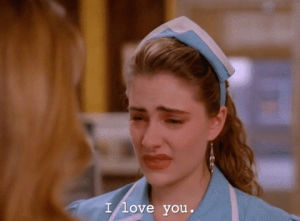 breaking up,madchen amick,season 2,twin peaks,showtime,episode 7,i love you,break up,shelly johnson,double r diner