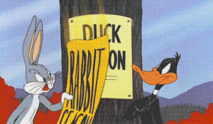 looney tunes,duck season,rabbit season,bugs bunny,daffy duck,farmville