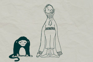 shave,animation,monkey,2d,erma fiend