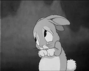 sad,crying,cry,rabbit,bad day