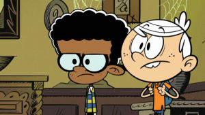 animation,cartoon,scared,nickelodeon,looking,the loud house,suspicious,lincoln loud,hollering