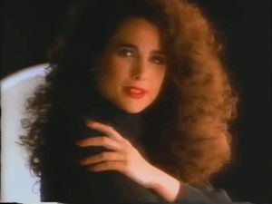 andie macdowell,80s,1980s,commercial,1986,loreal,80s fashion