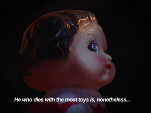 creepy,quote,toy,mixed soup