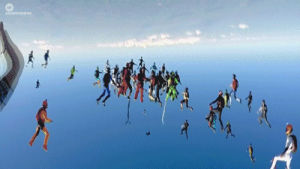 sky,extreme,sports,falling,now this news,stunts,skydiving,world records,daredevils