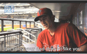 Mlb philadelphia phillies chase utley GIF - Find on GIFER