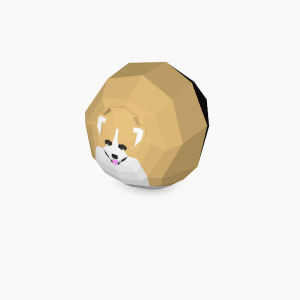 corgi,pupy,dog,loop,puppy,perfect loop,low poly,roly poly
