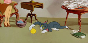 tom and jerry,cat,cartoons,playing