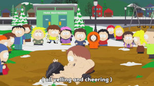 eric cartman,wrestling,kenny mccormick,fighting,cheering,wendy testaburger,jimmy valmer,craig tucker,tweek tweak