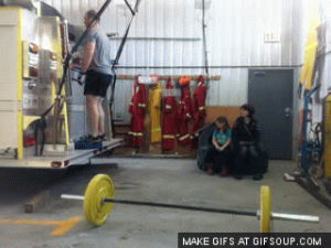 fail,jumping,fire truck