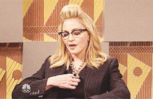 saturday night live,madonna,215863,cant deal with her in glasses and a suit