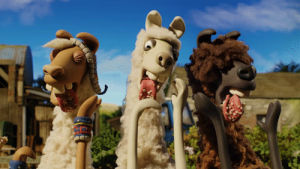 shaun the sheep,aardman,yuk,animation,eating,llama,shaunthesheep,bleurgh,farmers llamas