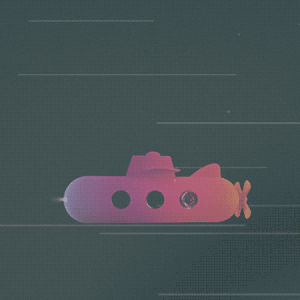 submarine,2d,2d animation,loop,water,sea,war,after effects,underwater,ae,strorm,deap sea