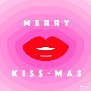beauty,sassy,lips,script,sass,lipstick,kiss,holidays,merry christmas,op art,holiday pun,holiday,wuz good