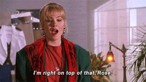 right on top of that rose,im right on top of that rose,christina applegate,dont tell mom the babysitters dead,movie,film,90s,retro,1990s,90s fashion,swell
