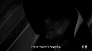 black and white,american horror story,scared,ahs,terrified