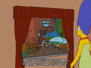 marge simpson,episode 2,angry,season 15,curtain,15x02